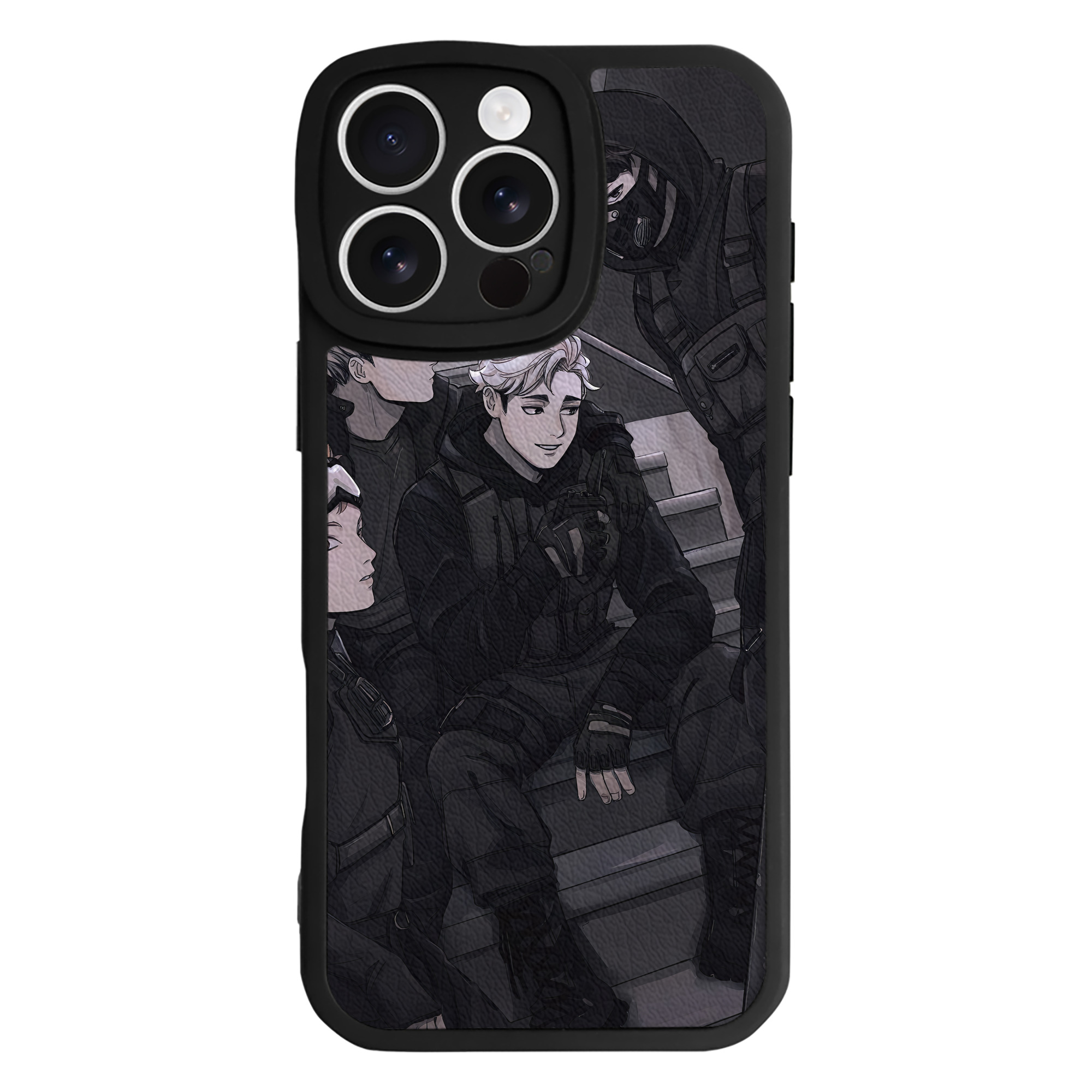 （画像用） ハイキュー!! Haikyu!! 【iPhone 16シリーズ対応】シリコンスマホケース（レザー調） 材質：シリコン